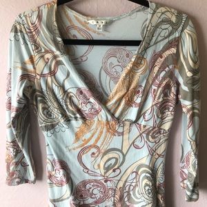 Cabi 3/4 sleeves top